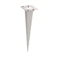 ledscom.de Garten-Erdspieß, für POMI und POKU, Edelstahl, 18cm, 6,5 x 5cm