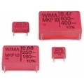 Wima Folienkondensator, 220 Nf, 630 V-, 400 V, Radial, Rm 22,5