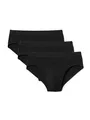 CALIDA Natural Benefit Slip Herren, im 3er-Pack schwarz 56