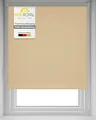 Sol Royal Thermorollo SolReflect T42 Verdunkelungsrollo 90x160 cm Rollo Creme - Rollos für Fenster ohne Bohren mit Thermobeschichtung - Wärmeschutzrollo Thermo Rollo zum Klemmen, Klemmfix Rollo