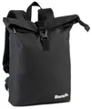 Ragusa-Trade Bench Classic Mini Rolltop Rucksack Damen & Herren, Daypack, Backpack, 35/45 x 26 x 9 cm, 8 L Volumen, schwarz