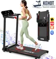 kehot Laufband Klappbares Laufband für Zuhause, Leise, 1–12 km/h, App-Steuerung (Platzsparendes Heimtraining mit Puls, LCD-Display, Bluetooth-Musik, Gelenkschonende Lauffläche für Walking & Jogging in der Wohnung), Einfach Nutzbar, Schnell Verstaut, ideal für Tägliches Cardio-Training