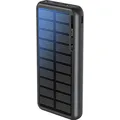 Boompods Obi 10,000mAh Solar Powerbank - Black (10000 mAh, 37 Wh) (POSBLK)