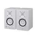 Yamaha HS4 Studiomonitore – Paar, Aktivlautsprecher, 2-Wege, Bassreflex 4.5", 52W, Hohe Qualität, Flacher Frequenzgang, Raumsteuerung, für Musikproduktion, Inhaltserstellung, Videobearbeitung – Weiß