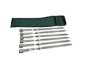 6x Adana Kebab Grillspieße Edelstahl 40cm x 2cm Lula Lulu Tschelo Köfte + Tasche