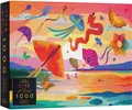 Elena Essex Puzzle 1000 Teile - Kites at Dusk/Puzzle Erwachsene/Puzzel/Puzzle 1000 / Bunt Sonnenuntergang Landschaft/größe 70 x 50 cm