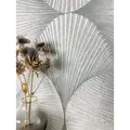 Newroom Vliestapete, Silber Tapete Glamour Muster - Mustertapete Retromuster Metallic Modern 3D Optik Struktur Glanz für Wohnzimmer Schlafzimmer Küche silberfarben