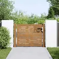 vidaXL Gartentor 105x105 cm Cortenstahl Quadratisches Design