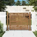 Gartentor 105x105 Cm Cortenstahl Quadratisches Design - Vidaxl
