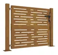 vidaXL Gartentor Gartentor 100x100 cm Cortenstahl Quadratisches Design