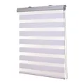 Ventanara® Doppelrollo Weiß Kassetten Duo Rollo Seitenzugrollo inklusive Montagematerial 80 x 160 cm