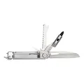 Gerber Taschenmesser mit 8 Funktionen, Multitool mit glatter Klinge, Schraubendreher mit Wechselbit, ArmBar Trade, Silber, Edelstahl/Aluminium, 1064416