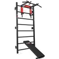 K-SPORT Sprossenwand mit Bank + Dip Station + Klimmzugstange