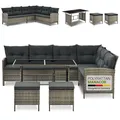 Polyrattan Gartenmöbel Lounge Sitzgruppe Gartenset Rattanmöbel Juskys®