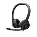 Logitech H390 verkabelter Kopfhörer für PC/Laptop, Stereokopfhörer mit rauschunterdrückendem Mikrofon USB-A, Inline-Steuerungen, für Chromebook geeignet - Schwarz
