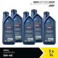 Aral HighTronic 5W-40 MB 229.31 Opel RN 0700 VW 505 Motoröl 5x1 Liter = 5 Liter