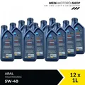 Aral HighTronic 5W-40 MB 229.31 Opel RN 0700 VW 505 Motoröl 12x1 Liter= 12 Liter
