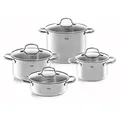 Fissler Topfset San Francisco 4tlg. Edelstahl Silber