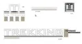 Aufkleber Fahrrad Rahmen Trekking Performance Dekor Sticker Decal Set 6-Teilig
