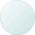 vidaXL Tischplatte aus Gehärtetem Glas Rund 700 mm 243628