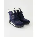 Geox J Trekkyup Girl Winterstiefel Obermaterial: Leder und Textil blau 30 EU
