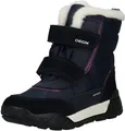 Geox JUNIOR J TREKKYUP GIRL B ABX ANKLE BOOTS NAVY/PURPLE 30_EU
