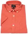 camel active Kurzarmhemd Button-Down-Kragen