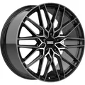 Alufelgen FONDMETAL CRATOS 21" 9.5J 5x130 ET 46 71.6 GLOSSY BLACK MACHINED