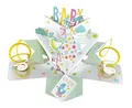 Second Nature Baby Pop Up Karte mit "Baby Shower Congrats " Beschriftung