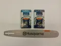 Husqvarna Schwert/Schiene 325x1,3-38cm 15" +2 Husqvarna Kette 325 x 1,3-64
