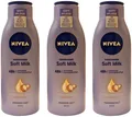 Nivea Body Lotion verwöhnende Soft Milk 5in1 Formel 3 x 400ml mit Shea Butter