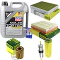 INSPEKTIONSKIT FILTER LIQUI MOLY ÖL 5L 5W-40 für BMW 1er F20 116i 114i 118i F21