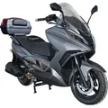 Motorroller Sport Cruiser 300 276 ccm 125 km/h EURO 5 grau inkl. Topcase - Grau