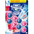 Henkel AG & Co. KGaA WC Frisch Kraft-Aktiv WC-Duftspüler, Blütenfrische, Toilettenspüler schützt vor Kalkablagerungen und gibt Extra-Frische ab, 1 Packung = 2 Stück à 50g W2C6