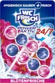 WC-Frisch Kraft Aktiv Duftspüler Blüten-Frische (2*50 g), WC Reiniger für Reinigung bei jeder Spülung, Duftsteine für langanhaltend frischen Duft, + 50 % Anti-Kalk Effekt*