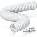 Abluftschlauch 100mm 5m PVC Flex Alurohr Lüftungsschlauch Schall gedämmt klim...