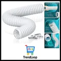 100mm Abluftschlauch, 5m Flexibel PVC Alurohr Lüftungsschlauch Schallgedämmte...