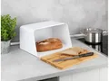 Wenko Brotkasten mit Bambusbrett Weiß