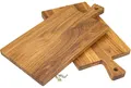 Holz Frank Schneidebrett Schneidebrett mit Griff aus Eiche geölt - Servierbrett 40 x 20 x 2 cm, Holz, (1-St)