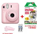 Fujifilm Instax Mini 12 blossom pink  inkl. 1x einen Doppelpack = 2x 10 Bilder