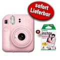 Fujifilm Instax mini 12 blossom-pink Sofortbildkamera Top-Set