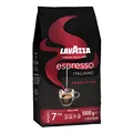Lavazza, Espresso Aromatico, Arabica & Robusta Kaffeebohnen, Ideal für Espressomaschinen, Schokolade & Trockenfrüchte Aromen, Aromatischer Geschmack, Intensität 7/10, Leichte Röstung, 1kg Packung