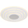 Globo LED-Deckenleuchte 1-flammig Weiß matt 420 x 67 mm