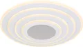 Globo Lighting Deckenleuchte Metall weiß matt, LED