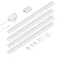 ledscom.de Smarte LED Unterbau-Leuchte SIRIS weiß matt, WLAN-Controller, flach, Smart-Home, Alexa-fähig, je 50cm, je 655lm, weiß, 4er Set