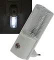 LED Nachtlicht mit Tag/Nacht-Sensor 230V, mit weißen LEDs, nur 1W