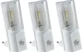 3 x LED Nachtlicht mit Tag/Nacht-Sensor 230V, mit weißen LEDs, nur 1W, CT20784/3