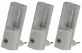 3 x LED Nachtlicht mit Tag/Nacht-Sensor 230V, mit weißen LEDs, nur 1W, CT20784/3