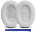 Ohrpolster für Bose Quietcomfort 35, Professioneller Ersatz-ohrpolster für QC35 Kopfhörer Ersatzohrpolster Kompatibel mit Bose Quiet Comfort 35II (QC35 II) Headphones (Weiß)