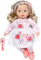 Baby Annabell Sophia 43cm - Baby-Puppe mit blonden Haaren Weicher Körper Zapf